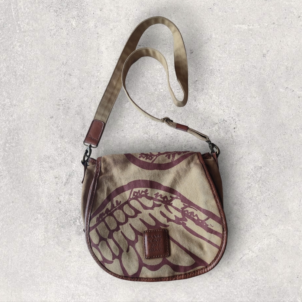 Make Love Not Trash Eco Friendly Crossbody Bag
